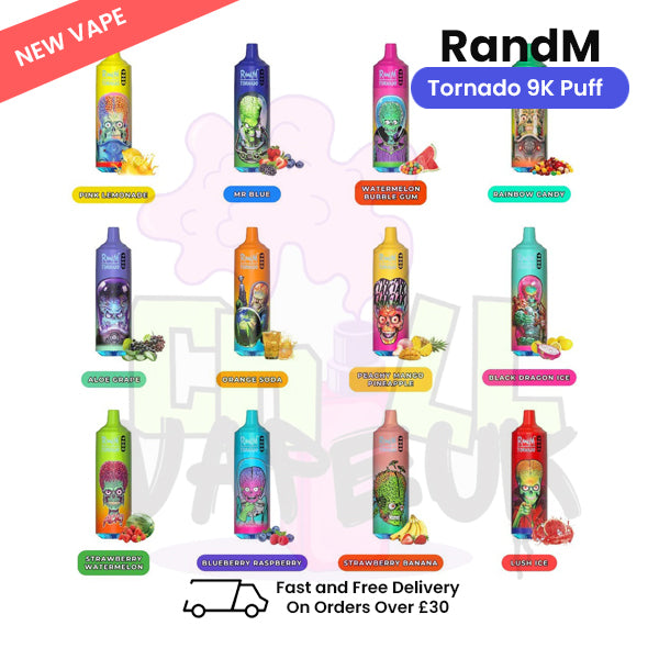 RandM Tornado 9000 Puffs Disposable Bar