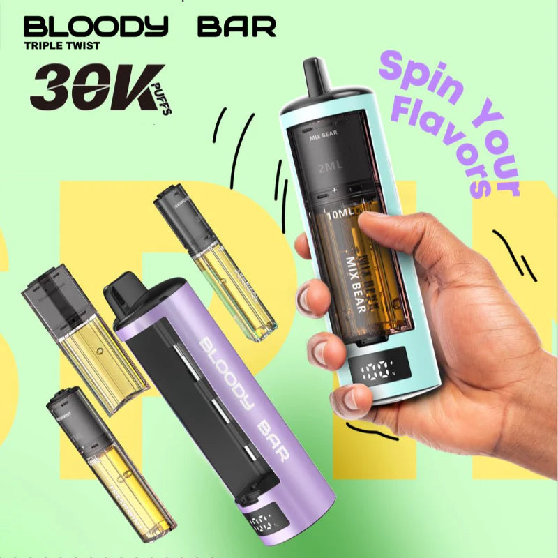 Bloody Bar 30K Triple-Twist Prefilled Pod Kit