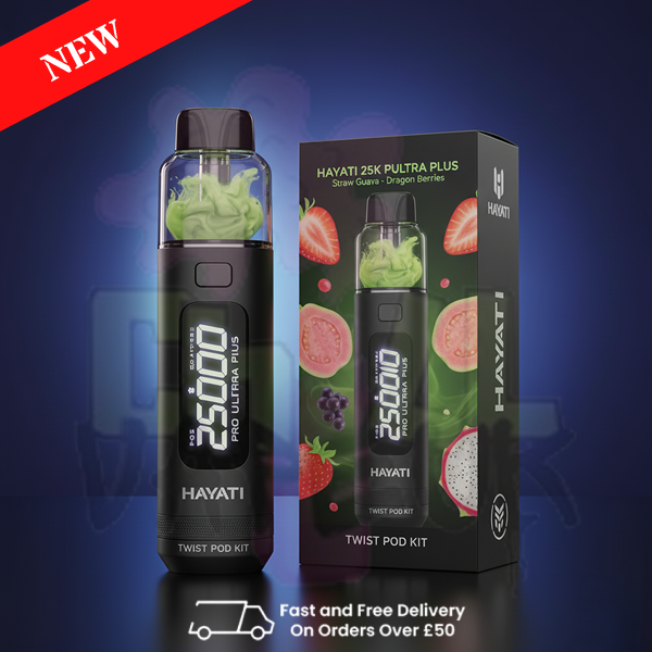 Hayati 25K Pro Ultra Plus 25000 Puff Bar Twist Pod Kit