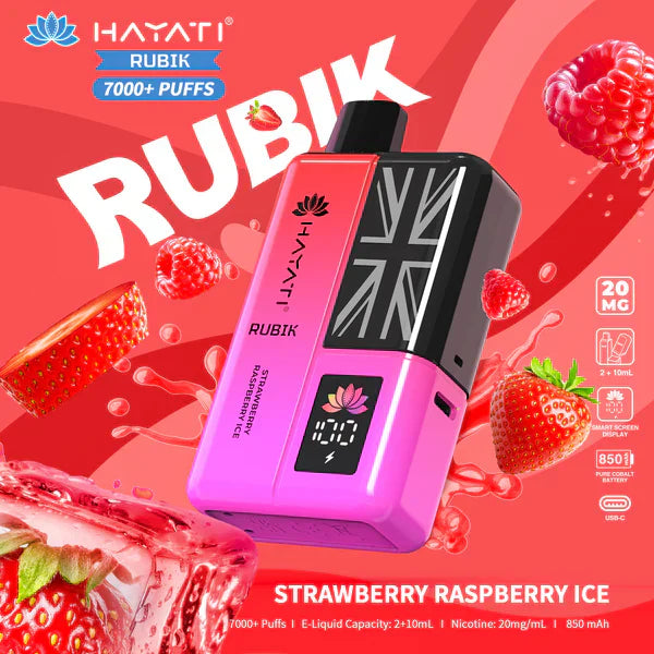 Hayati Rubik 7000 Puffs Replaceable Vape Kit - Chill Vape UK