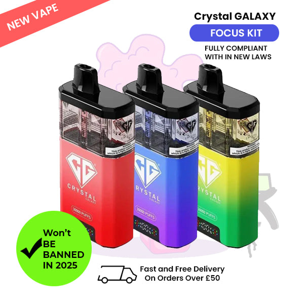 Crystal Galaxy Focus 30000 Puffs Disposable Vape