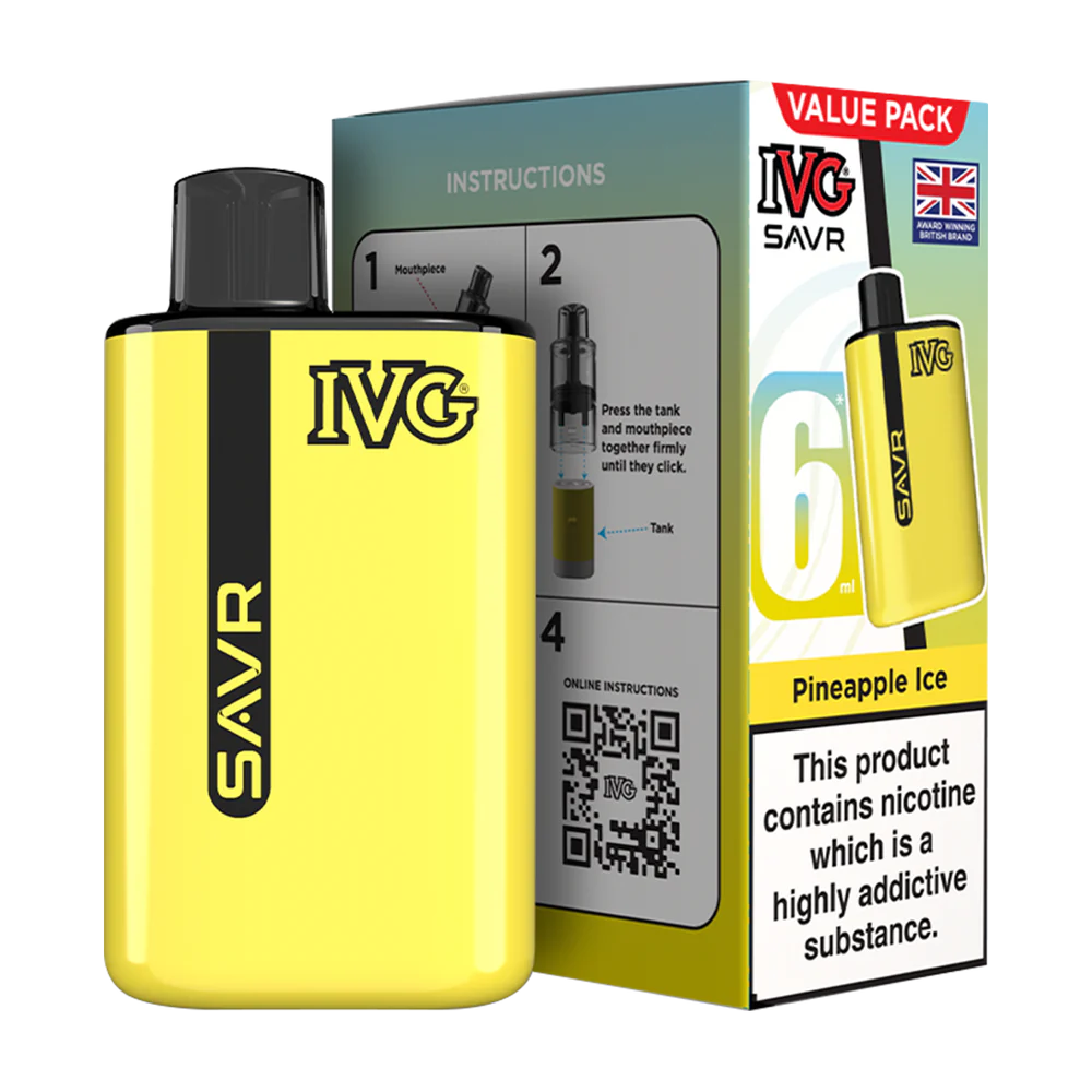 IVG SAVR Prefilled 3K 3000 Puff Pod Kit - Chill Vape UK