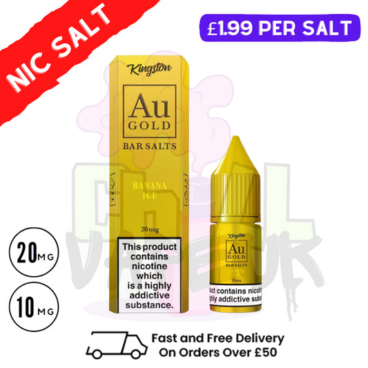 Banana ICE Gold Bar Nic Salt