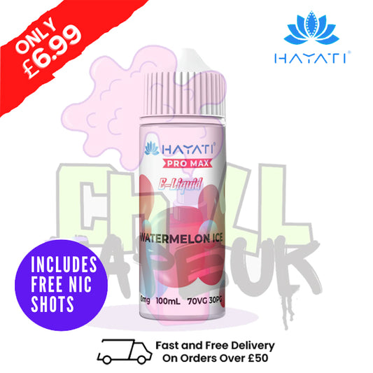 Watermelon ICE Hayati Pro Max Shortfill Juice 100ML Eliquid