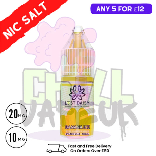 Banana ICE LOST Daisy Nic Salt 10ML eLiquid