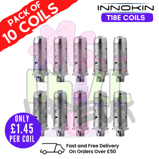 Innokin T18E Replacement Coils Pack Of 10 - ONLY £1.45 PER