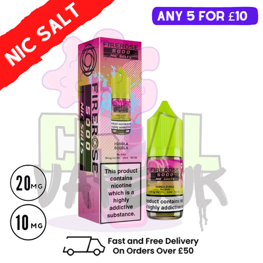 Hubbla Bubbla - Firerose 10ML Nic Salt