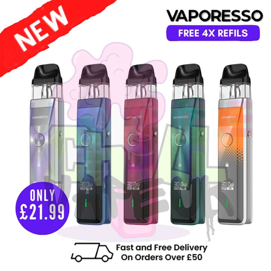 Vaporesso Xros Pro Pod Vape Kit | FREE 4X REFILS | £21.99