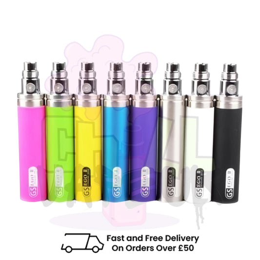 GS EGO 2 II 2200 Mah Battery All Colours With Charging Cable