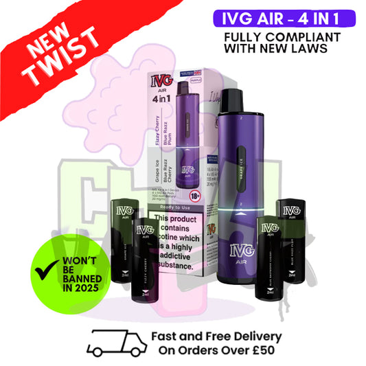 IVG Air 4 in 1 Purple Edition Prefilled Pod Kit
