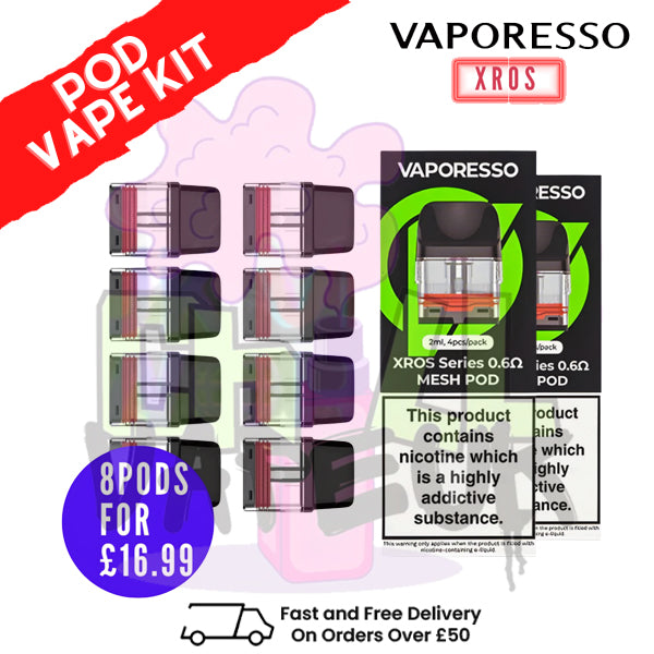 Xros Replacement Pod (2 x Pack Of 4)