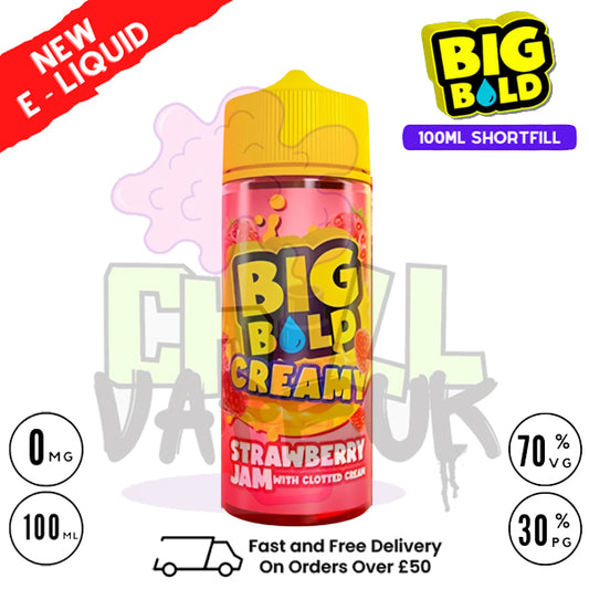 Blackcurrant Big Bold Vape Juice 100ml | £9.50 + Nicshots