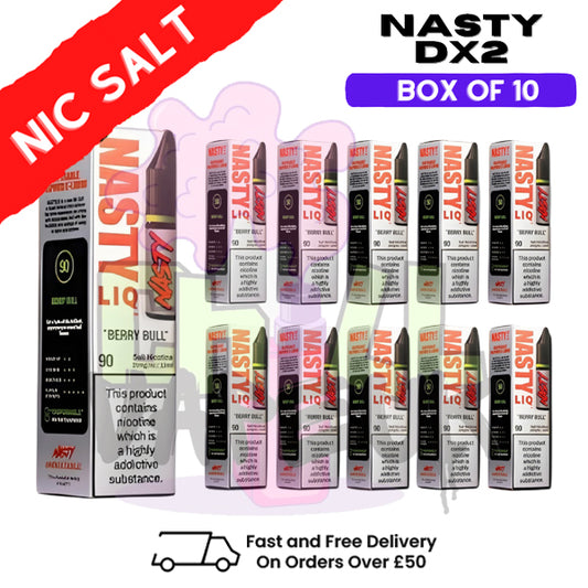 Berry Bull - NastyLiq Nic Salt Box Of 10