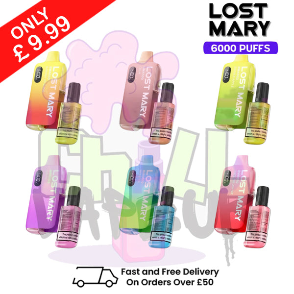 LOST MARY 6K Puff 6000 Refil Disposable Kit | Only £8