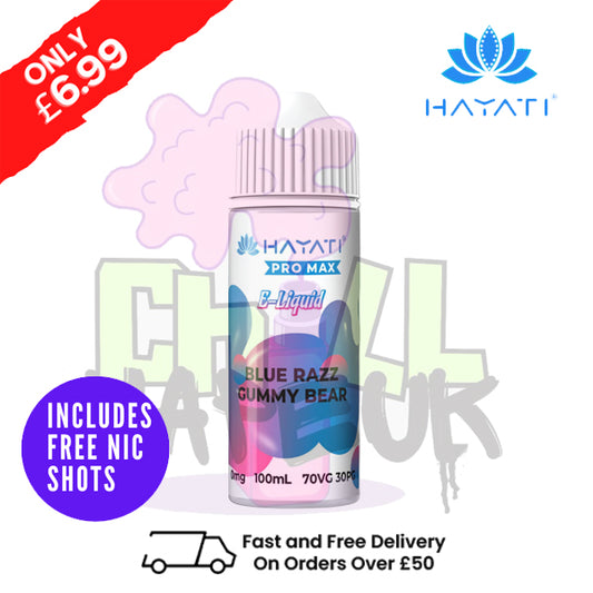 Blue Razz Gummy Hayati Pro Max Shortfill Juice 100ML Eliquid