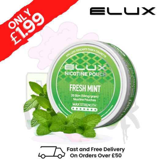 Fresh Mint Elux Legend Nicotine Pouches - ONLY £3.99