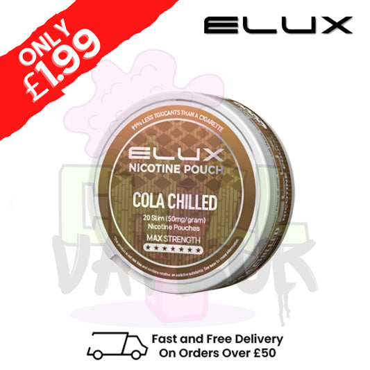 Cola Chilled Elux Legend Nicotine Pouches - ONLY £3.99
