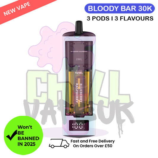 Blueberry Raspberry Bloody Bar 30K Triple-Twist Kit