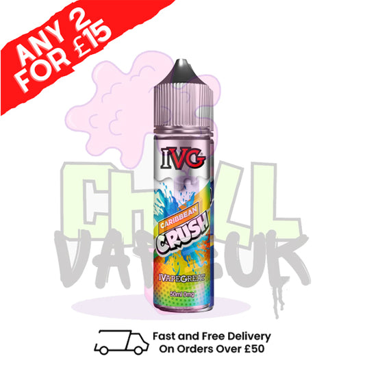 Carribean Crush IVG Shortfill Juice 50ML Eliquid - CLASSICS RANGE
