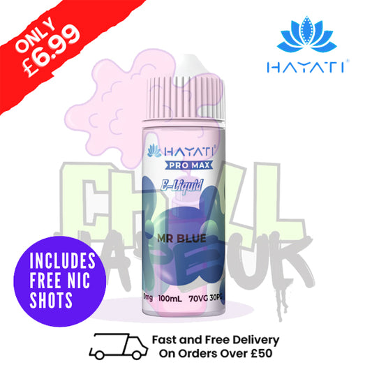 MR Blue Hayati Pro Max Shortfill Juice 100ML Eliquid