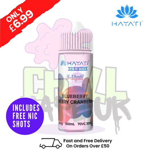 Blueberry Cherry Cranberry Hayati Pro Max Shortfill Juice 100ML Eliquid