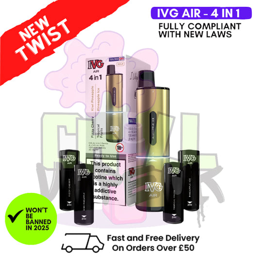 IVG Air 4 in 1 Gold Edition Prefilled Pod Kit