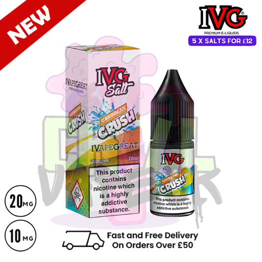Caribbean Crush IVG Salt 10ml Nic Eliquid