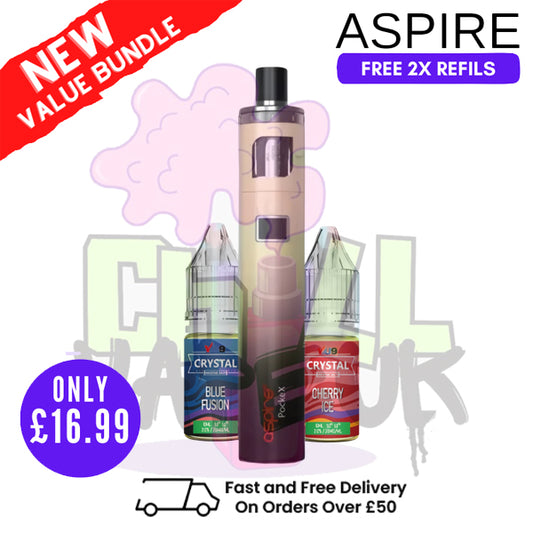 Aspire Pockex Gold Gradient AIO Vape Pen Starter Kit | Cheapest