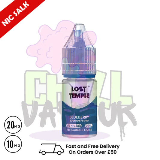 LOST TEMPLE 'Blue Sour Raspberry' Nic Salt