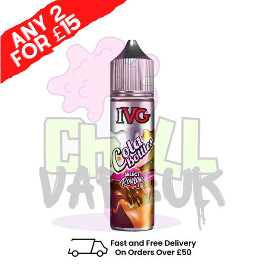 Cola Bottles IVG Shortfill Juice 50ML Eliquid - SELECT RANGE