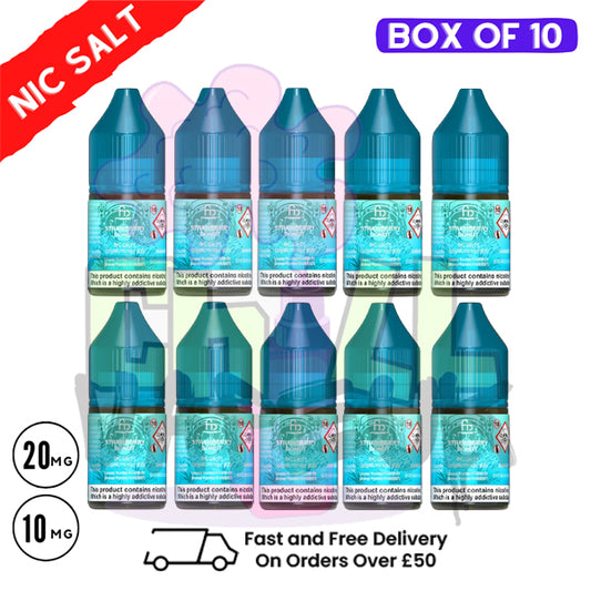 Strawberry Donut RandM Tornado 7000 Nic Salt BOX OF 10