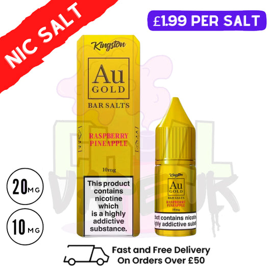 Pineapple Raspberry Gold Bar Nic Salt