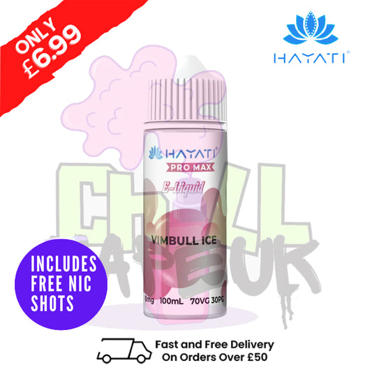 VimBull ICE Hayati Pro Max Shortfill Juice 100ML Eliquid