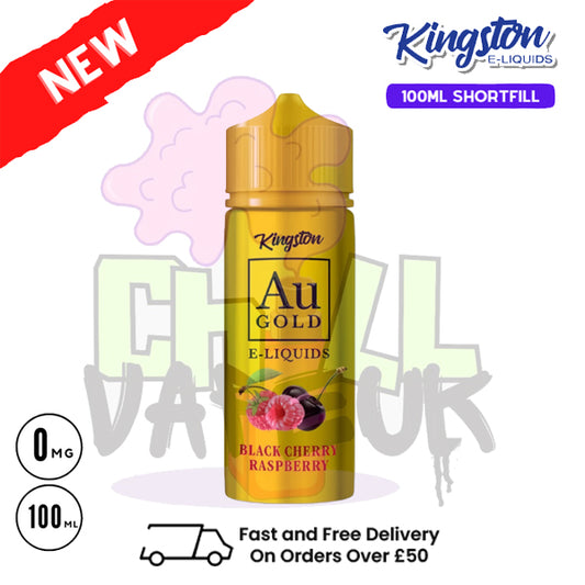 Black Cherry Raspberry - AU Gold Kingston 100ML Eliquid