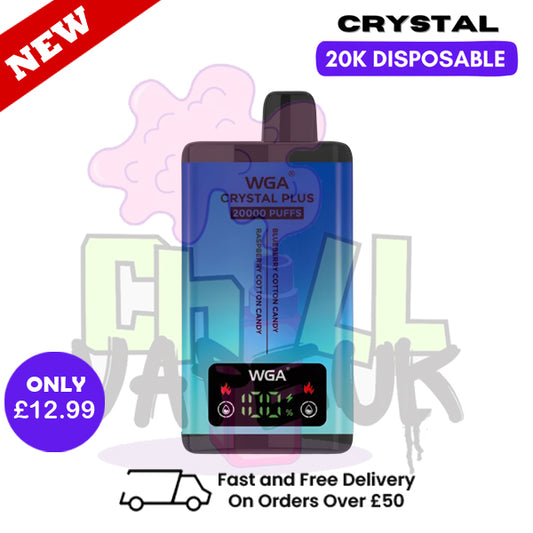 Blueberry Cotton Candy Crystal Plus 20K WGA Disposable