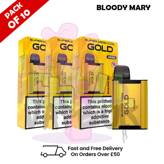 Blueberry raspberry - GOLD Bloody Mary Box of 10