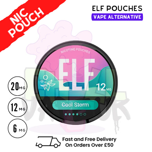 Cool Storm Elf Nicotine Pouches By Elf Bar