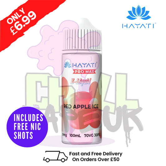 Red Apple ICE Hayati Pro Max Shortfill Juice 100ML Eliquid