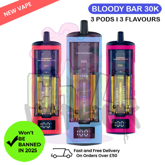 Bloody Bar 30K Triple-Twist Prefilled Pod Kit