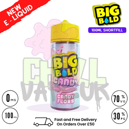 Candy Floss Big Bold Vape Juice 100ml | £9.50 + Nicshots