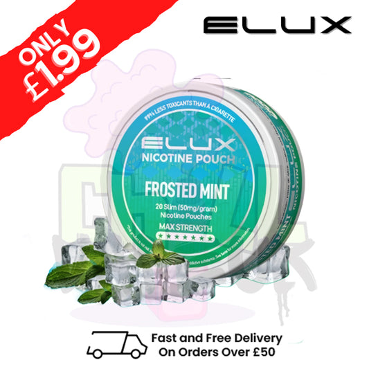 Frosted Mint Elux Legend Nicotine Pouches - ONLY £3.99