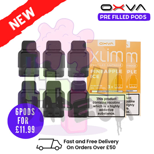 Pineapple Ice Oxva Xlim Flavoured Pre-filled Pod Cartridges - £1.69