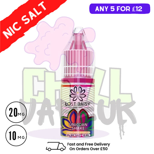 Unicorn Shake LOST Daisy Nic Salt 10ML eLiquid
