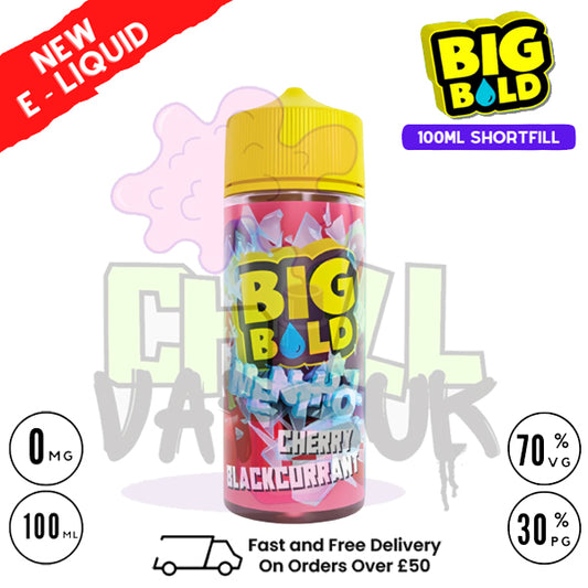 Cherry & Blackcurrant Big Bold Vape Juice 100ml | £9.50 + Nicshots
