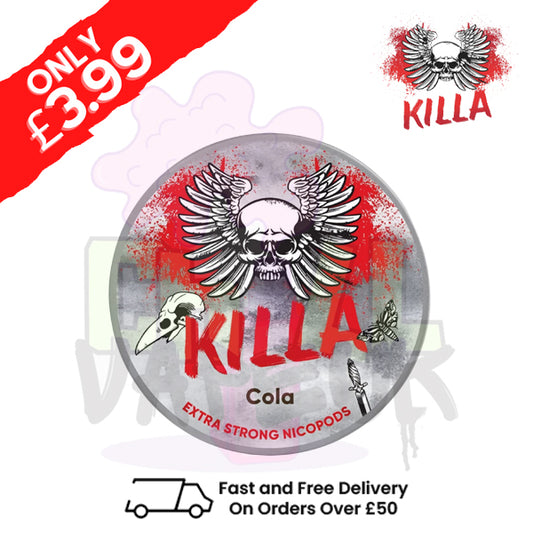 Cola Killa Nicotine Pouches NicoPod Nic Pouch (16.5mg)