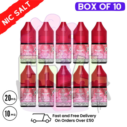 Strawberry Ice RandM Tornado 7000 Nic Salt BOX OF 10