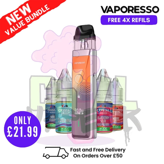 Orange Vaporesso Xros Pro Pod Kit | FREE 4X REFILS | £21.99