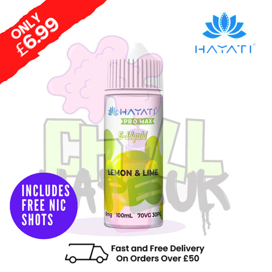 Lemon Lime Hayati Pro Max Shortfill Juice 100ML Eliquid