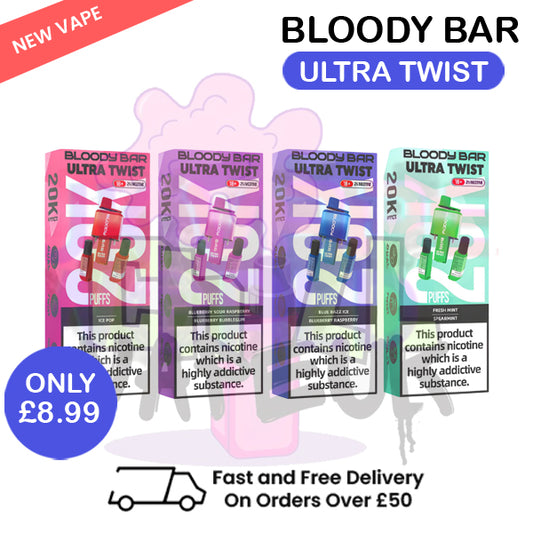 Bloody Bar 20K Puff Ultra Twist Disposable Bar | Only £8.99