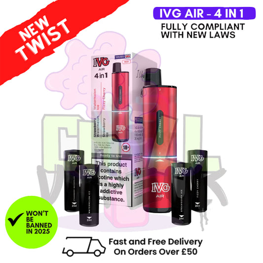 IVG Air 4 in 1 Red Edition Prefilled Pod Kit